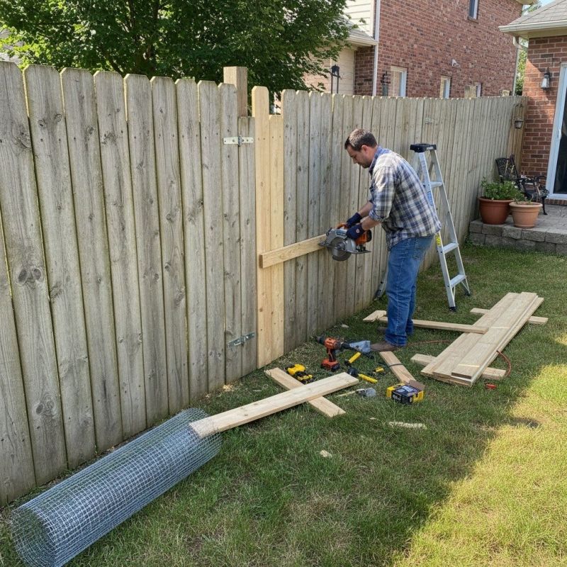 Privacy Fence Gate Repair Service