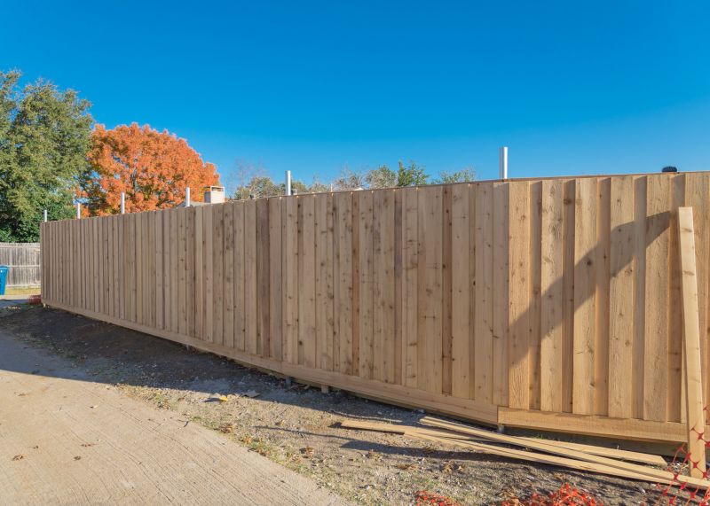 Plank Fence Installation in Sacramento, CA