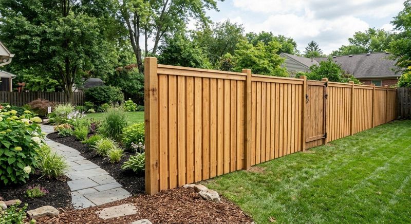 Rustic Fence Installation in Roseville, CA